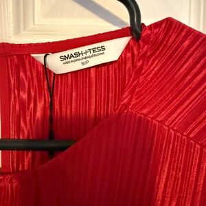 Smash + Tess Festive Red Tasia Mini Dress